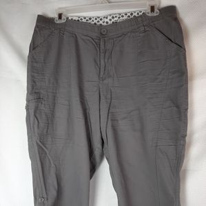 EUC Lee Womans Grey Jean Capri 16W